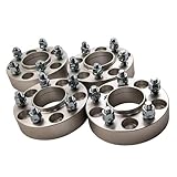 ford explorer xlt 3.5l 4x4 2018 MATERIAL--- Este espaciador de rueda de cubo está hecho de material de aleación de aluminio, resistente, a prueba de óxido y duradero.