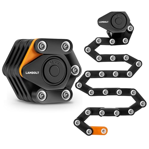 Lambolt Electric Scooter Lock - Heavy Duty Anti-Theft Folding Combination Bike Lock for Ebike |...