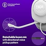 JBL Quantum 100M2 Kabelgebundenes Over-Ear Gaming Headset mit JBL QuantumSOUND Signature, 3,5-mm-Klinke, Multi-Plattform-Kompatibilität und abnehmbarem Mikrofon mit Stummschaltungsoption, Weiß – Bild 5