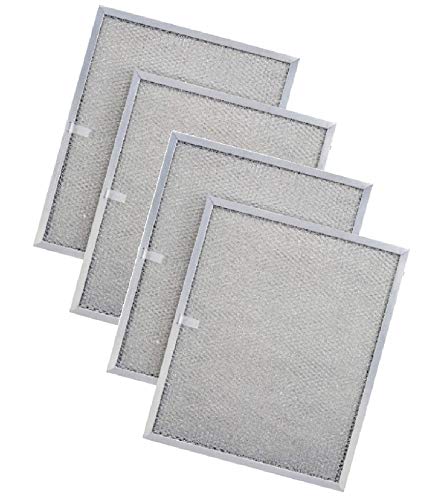Filtro de grasa para cocina limpia, compatible con extractor Broan WS1 y QS1, pack de 4