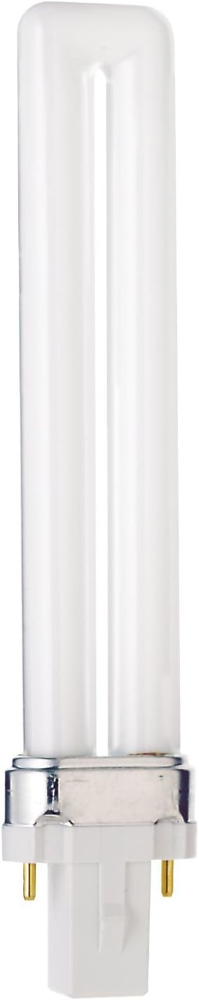 (Case of 50) Satco S8306 - CFS9W/827 9-Watt 2700K Single Tube 2-Pin G23 Base T4 Compact Fluorescent Lamp50