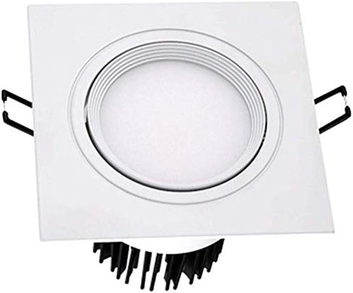 Downlight ultra-mince carré 30W réglable et blanc
