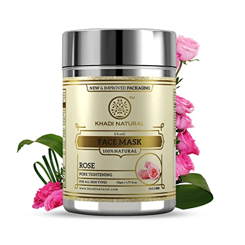 Image of KHADI NATURAL Rose Herbal Face Mask, 50g