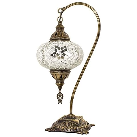 Handmade Turkish Mosaic Table Lamp by TK Bazaar Cover