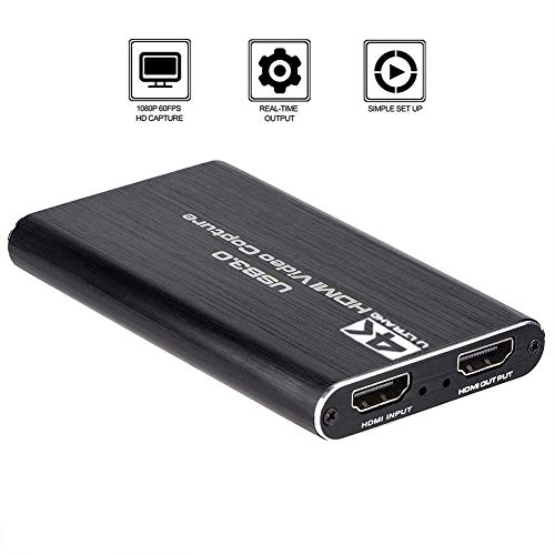 USB 3.0 HDMI Videospiel, High Definition 1080p 60 FPS Spielrekorder Box Streaming Direct Videoaufzeichnung für Windows Linux OS X System