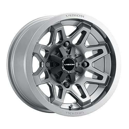 Vision 416 Seven UTV 12x7 4x110 +2.5mm Gunmetal Wheel Rim 12