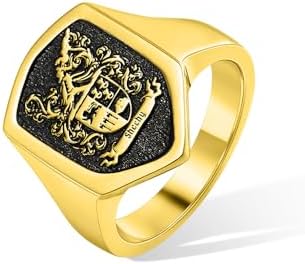 callie Personalized Signet Ring - Custom Engraved Text, Family Cr...