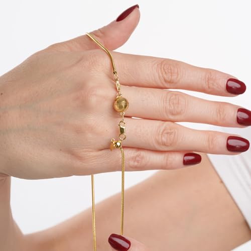 Shop LC 925 Sterling Silver Magnetic Necklace Clasp | 14K Yellow Gold Plated | Lobster Clasp for Necklaces Bracelets | Jewelry Making - 2.5 Grams by SHOP LC DELIVERING JOY - Image 4