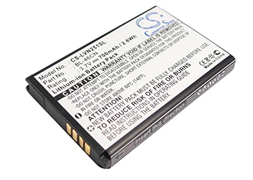VINTRONS Replacement Battery for LG Exalt, Wine III, Cosmos 2, vn360, vn251s, VN251