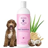 All-in-One Dog Shampoo for Sensitive Skin, Hydrating, Detangling, and Deodorizing Care. All-Natural Ingredients Soothe Itchy Skin. No Parabens Or Harsh Chemicals. Refreshing Scent. Made in USA 16 oz.