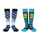 GOXUNYUAN Kids Ski Socks, Winter Warm Thick Thermal Long Socks Skiing Snowboarding Skating for Boys