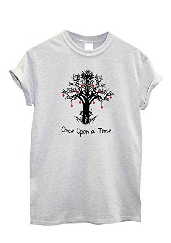 PAPER PLANE LONDON Once Upon a time Tshirt/Top (Grey, Small)