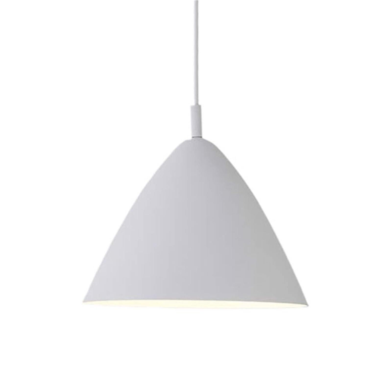 KBUUKYYXouy Colorful Metal Pendant Light Fixture for Kitchen Sink Minimalism Vintage Lighting, Nordic Simple Ceiling Hanging Lamp Chandelier for Over Island Dining Room(White,10.6in)