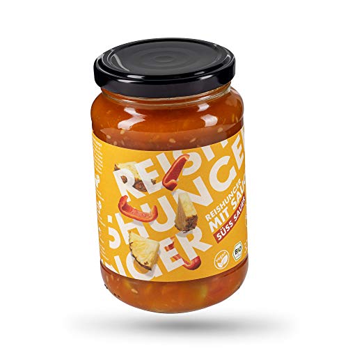 REISHUNGER BIO Sauce Süß-Sauer – 6 x 325 ml – Vegan & Glutenfrei