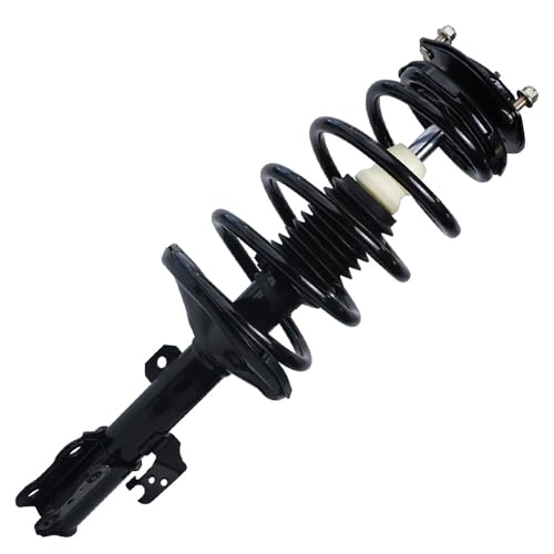 Image of Detroit Axle - FWD Front Struts for 2004-2010 Toyota Sienna, 2 Struts & Coil Spring Assembly 2005 2006 2007 2008 2009 Replacement Quick Install Ready Strut Shocks Assembly