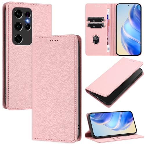 �X�}�z�P�[�X �Ή��@�� for Oukitel C2 �}�O�l�b�g���J�� �t���b�v�X�^���h �J�[�h�X���b�g�t�����z Pink