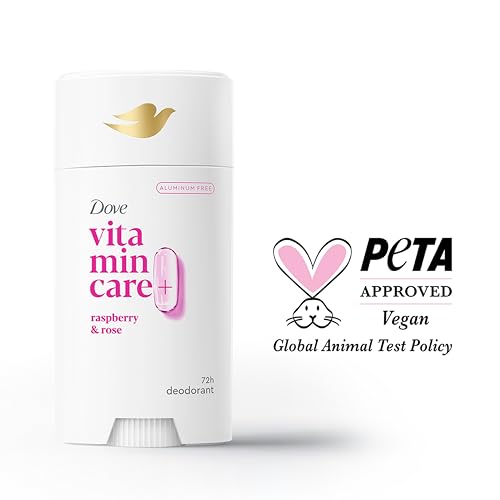 Dove Raspberry & Rose VitaminCare+ Aluminum-Free Deo Stick, 2.6 oz - image 7