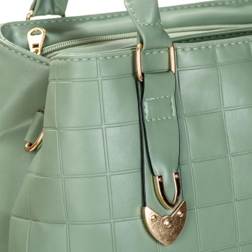 Bolsas Femininas Transversal Alça De Mão Baú Tote De Ombro (Verde)