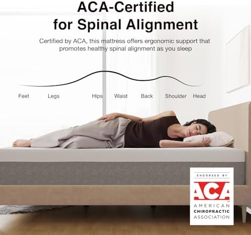 Novilla Bliss Queen Size Mattress, 12 Inch Gel Memory Foam Mattress Queen in a Box for Cool Night Sleep & Pressure Relief, Support Foam for Spine Alignment & Motion Isolation, Medium Plush Feel - 4