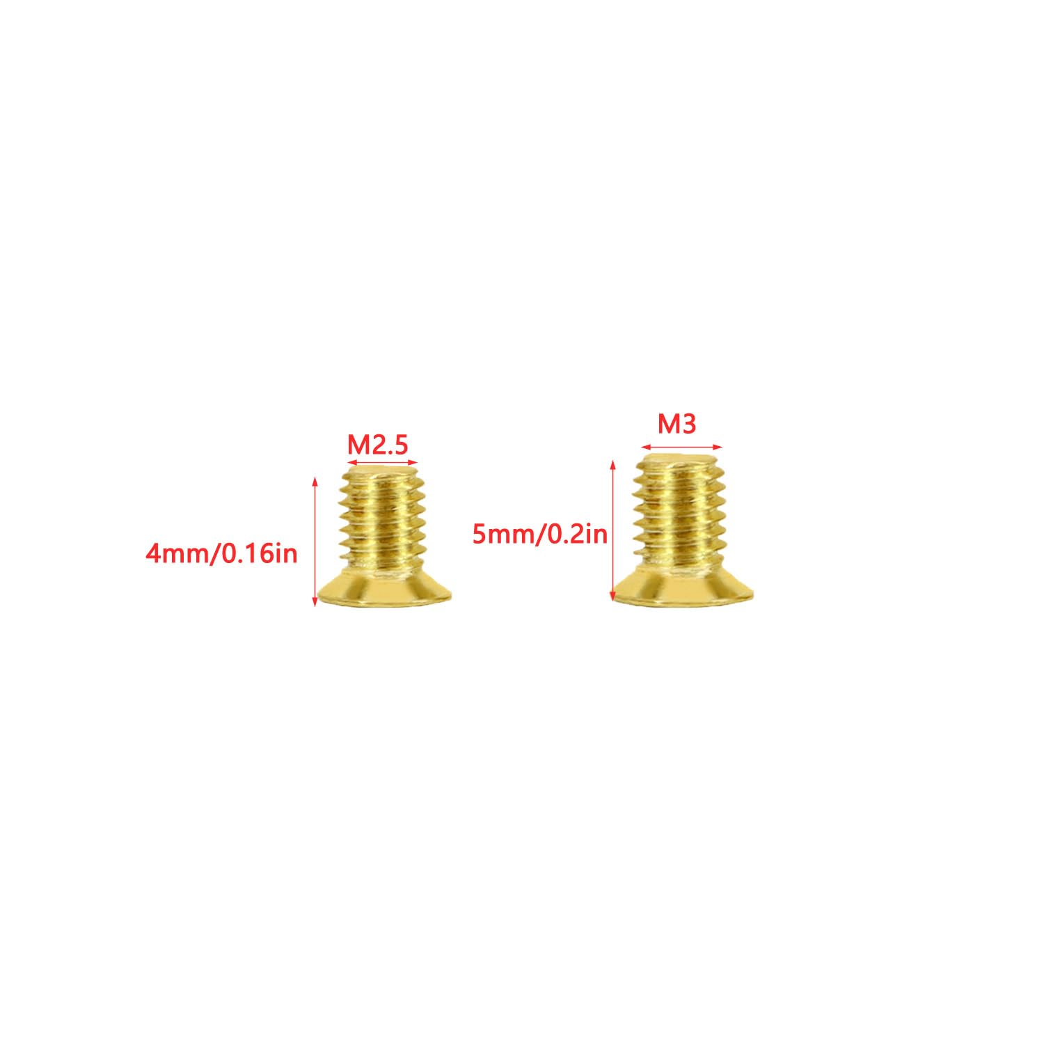 40 Pack Purse Turn Lock Screws Replacement Gold Small Phillips Flat Head Screws Hardware Repair Belt Buckle Screw Set for Women Handbag Wallet Tote Quilted Crossbody Bag Small Clutch Purses