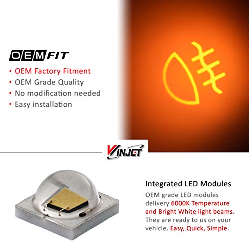 Winjet WJ40-0592-09 OEM Series for [2014-2019 Chevrolet Impala] Driving DRL Fog Lights + Switch + Wiring Kit - Thumbnail 2