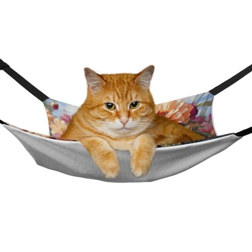 Hamac pour chat suspendu pour libérer de l'espace au sol avec confort - 7