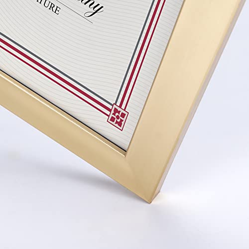 Giftgarden 8.5X11 Picture Frame Gold Set Of 12, Multi Modern 8.5 X 11 Frames Bulk For Award Certificate Document Diploma, Wall Or Tabletop Display #TOP4