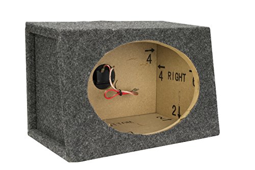Scosche Se69Kt 6X9 Single Car Speaker Enclosure With Gray Carpet, Assembly Required #TOP8