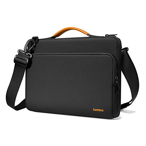 tomtoc Etui na laptopa 360° do 14-calowego MacBooka Pro M4/M3/M2/M1 Pro/Max A3401 A3185 A3112 A2992 A2918 2024-2021, 2024 13,5 Microsoft Surface Laptop 6/5/4, wszechstronne etui ochronne na laptopa