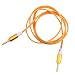 Produktbild 3 Fuß Klinkenkabel 3,5mm AUX Stereo Audio Kabel für Handy Smartphone Tablet KFZ Gelb oder Blau