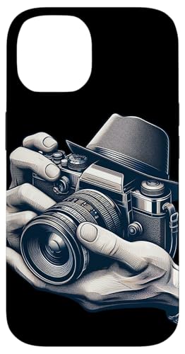 Vintage Analog SLR Camera Art Photographer Film Case for iPhone 14