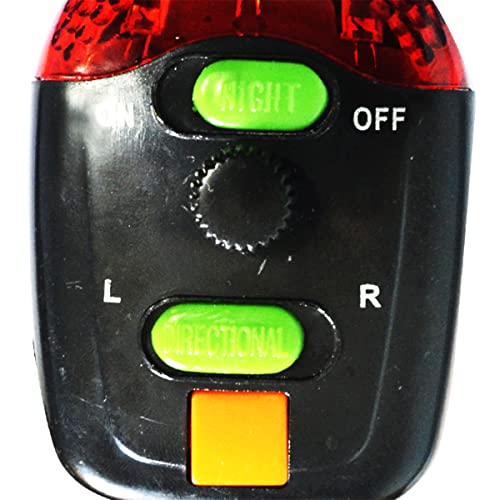 Kit Lanterna Farol De Bike C/Buzina Seta Luz De Freio Pisca