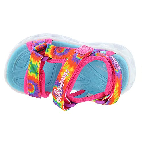 Skechers Unisex-Child Heart Lights Sandals-Color Groove Sneaker2