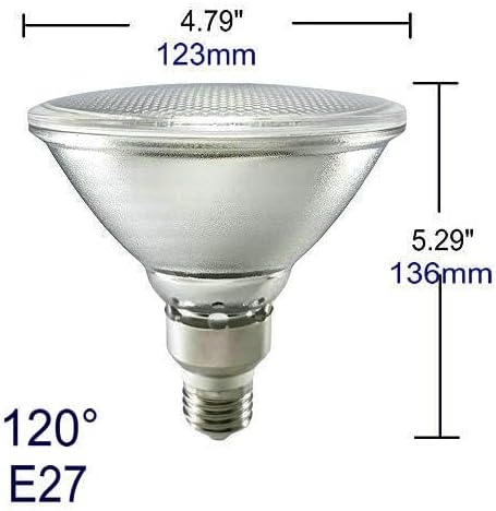 Luckmax E27 PAR38 LED 15W 6000K hideg fehér kültéri reflektor lámpa