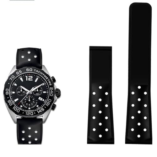 Band de montre silicone de 22 mm pour boîtier F1 CAZ1010