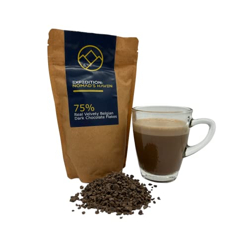 Luxury Hot Chocolate - Real 75% Belgian Chocolate Flakes - Image 2