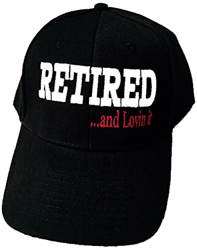 Retired And Loving It Black Cap And Bumper Sticker, Retirement Party Gift #TOP4