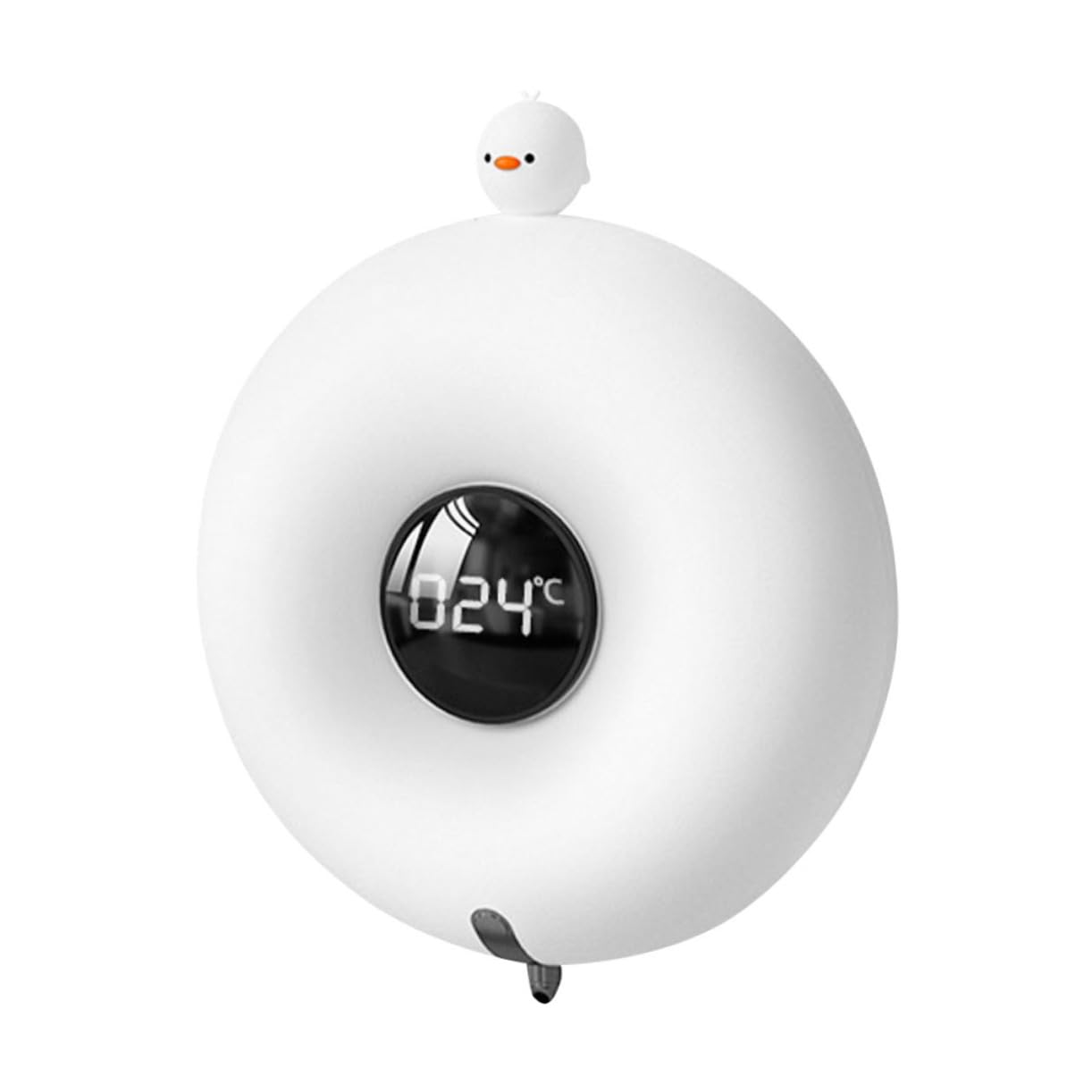 PRETYZOOM Distributore 300ml da Automatico Sensore Sapone di Parete Intelligente, Schiuma, Plastico Bianco, Ricaricabile per Bagno Casa