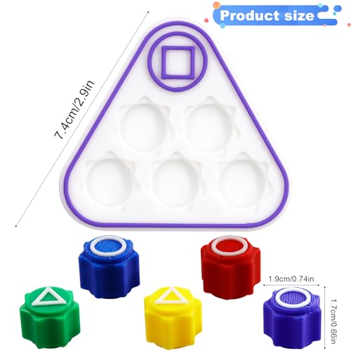 Gonggi Korean Game Set, Spaßige Gonggi traditionelles Koreanisches Spielspiel, Gonggi Jack Jack Stein-Kieselstein-Set, Traditionelles Handspiel Mit Bunt Steinchen, Großartig für Kinder und Erwachsene