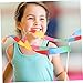 Amosfun 10pcs Dance Ribbon Dancing Streamers Performance Prop for Kids Gymnastics Streamer Performing Colored Streamer Rhythm Sticks Toys Party Ribbon Wand Cloth Child Yoga