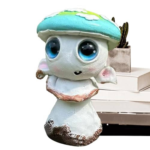 Ranley Ornement Jardin Champignon - Résine Décoration Jardin - Figure Décorative Pour Plantes Artisanales De Table - Pour Intérieur Chemin Cour Ferme Passo Carraio Prairies Bureau Bibliothèque