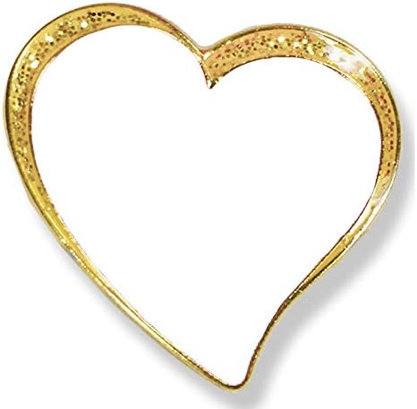 SHOP AWARDS AND GIFTS White Heart Enamel Metal Lapel Pin, Thank You Appreciation Recognition Gift, Bulk Pack of 12, Poly Bagged, 1/2 Inch