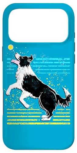 N[Ȗqr܂͖qrƃ{[ 킢{[_[R[ [ Cute Border Collie Art ] X}zP[X iPhone 17 Pro Max p
