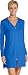 Coolibar UPF 50+ Women's Cabana Hoodie - Sun Protective (Large- Brilliant Blue)
