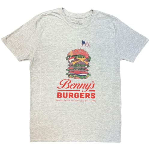 T-shirt Stranger Things Benny's Burgers idéal pour vos soirées séries et conventions pop culture