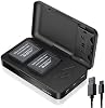 JYJZPB 2 baterías LP-E17 con cargador dual mejorado | para cámara digital Canon EOS R50 R8 R100 R10 RP Rebel T8i T7i T6i T6s SL2 SL3 M3 M5 M6 200D 77D 750D 760D 800D 8000D 2