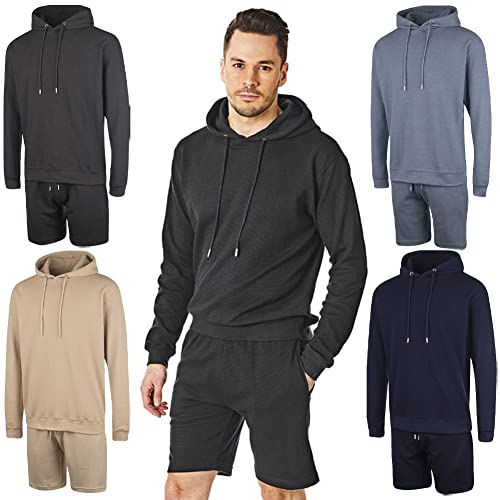 RIPT Performance Ript Ensemble Sweat à Capuche et Haut vêtements de détente, Charbon, L Homme