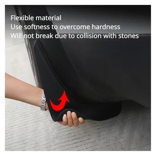 Guardabarros para Tesla Model S: evite salpicaduras de barro con este protector mejorado de 4 uds 3