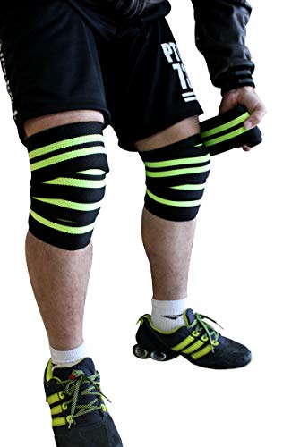 Faixa De Joelho Profissional Crossfit (PRETO C/BRANCO)