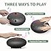 Professional Steel Tongue Drum for Adults & Kids - 8 inch Hand Percussion Instrument Rain Drum with 11 Notes for Yoga, Meditation, Music Therapy & Concerts Play (Black, 8 Inch)